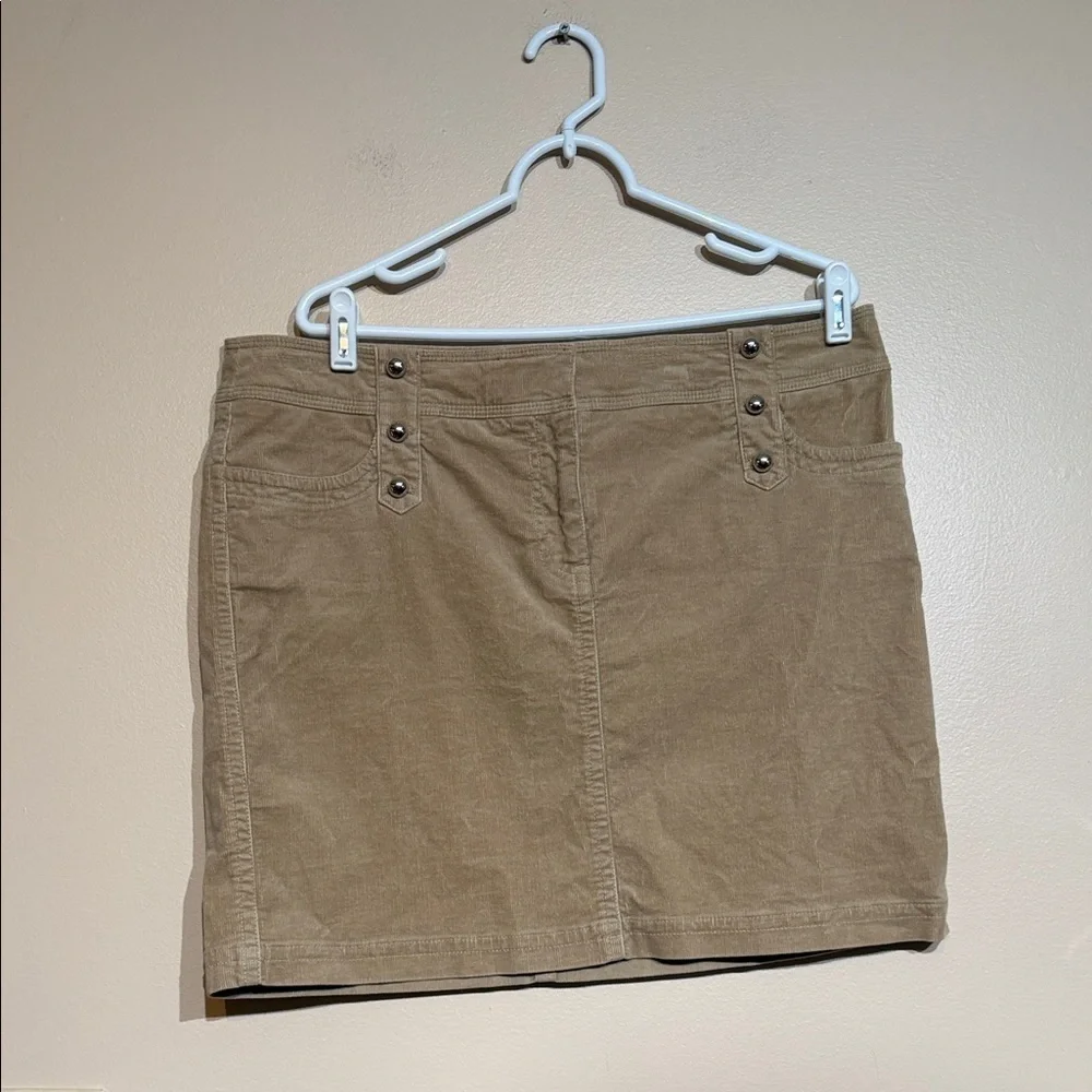 White House Black Market corduroy Mini Skirt